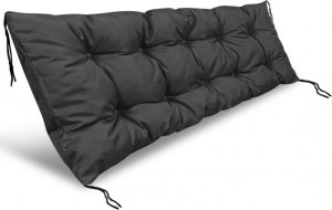 vidaXL PODUSZKA OGRODOWA 120X40 CM CZARNA 2