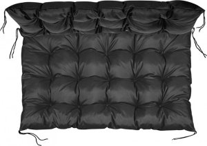 vidaXL Poduszka ogrodowa na palety - 120X80cm, czarna 2