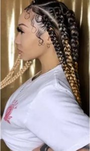 Soulima Włosy syntetyczne warkoczyki ombre Soulima 23579 4