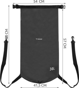 Trizand Worek wodoszczelny 30L czarny 23568 12