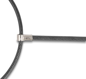 Linka zabezpieczająca Navilock Navilock Dual Notebook Sicherungskabel 2 Kesnington Slots 2