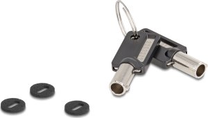 Linka zabezpieczająca Navilock Navilock Dual Notebook Sicherungskabel 2 Kesnington Slots 3