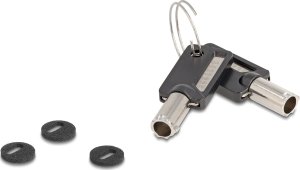 Linka zabezpieczająca Navilock Navilock Dual Notebook Sicherungskabel 2 Kesnington Slots 3