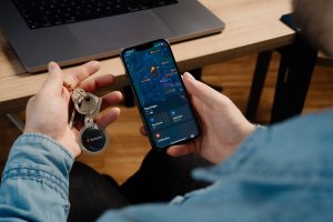 Verbatim My Finder Coin czarny Bluetooth Item Finder 32133 5