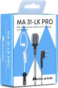 Słuchawka Midland MA 31LK Pro, Wired, Headset, Black, Transparent 2