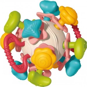 Woopie WOOPIE BABY Miękka Grzechotka 4w1 Gryzak Zabawka Sensoryczna dla Niemowląt 0m+ 1