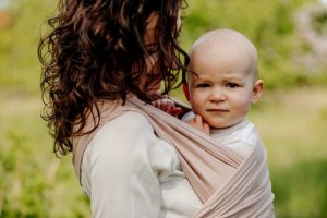 PULP BAMBOO Chusta do Noszenia Dzieci (Beżowa) 5