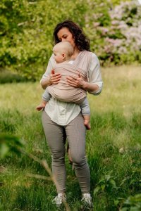 PULP BAMBOO Chusta do Noszenia Dzieci (Beżowa) 9