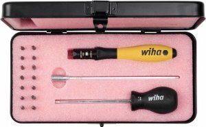 Wiha Wiha torque screwdriver set TorqueVario-S Micro ESD (black/yellow, 18 pieces, 0.1 - 0.6Nm) 1