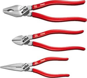 Wiha Wiha pliers set Classic, 3-piece (red) 1