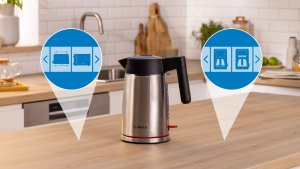 Czajnik Bosch kettle MyMoment TWK6M480 (stainless steel/black, 2,400 watts, 1.7 liters) 3