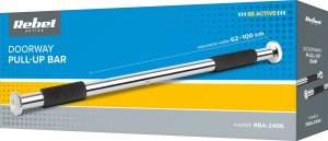 Rebel Drążek rozporowy stalowy regulowany do podciągania , REBEL ACTIVE 3