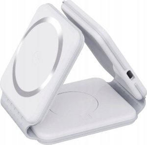 Ładowarka Vega ŁADOWARKA MAGSAFE BEZPRZEWODOWA WIELOFUNKCYJNA  3w1 TELEFON SŁUCHAWKI ZEGAREK> 4