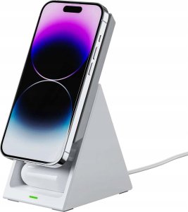 Ładowarka Vega ŁADOWARKA MAGSAFE BEZPRZEWODOWA WIELOFUNKCYJNA  3w1 TELEFON SŁUCHAWKI ZEGAREK> 6
