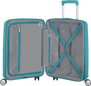 Hama 88472 A066 WALIZKA AMERICAN TOURISTER SOUNDBOX SPINNER 55/20 TSA EXP TURQUOISE TONIC 4