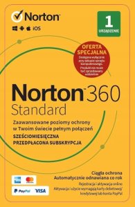 Norton 360 Standard PL 1 - device - licencja na 6 miesięcy 1