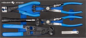 Högert Technik HOGERT CLAMPING PLIERS 5 pcs. 1