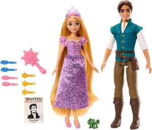 Lalka Barbie Mattel DISNEY ROSZPUNKA I FLYNN RAJTAN ZEST HLW39 WB4 3