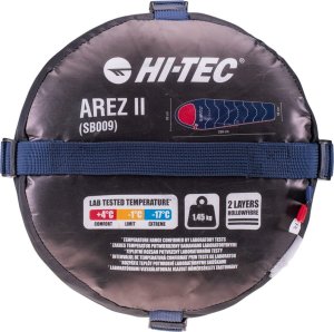 hitec Śpiwór mumia turystyczny Hi-tec Arez II granatowy 230x80 cm 2