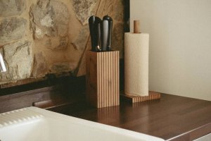 Wenko Bambusowy stojak na noże MERA 2