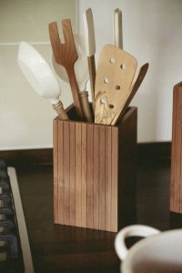 Wenko Bambusowy stojak na akcesoria kuchenne MERA 2