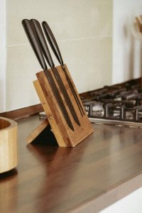 Wenko Magnetyczny stojak na noże MESINA, bambus 3