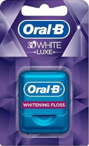 Braun Oral-B 3D White Luxe, Waxed floss, Flat, Mint, 35 m, Blister 1