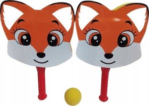 Adar Zestaw rakietek piankowych Lis z piłeczk± 3