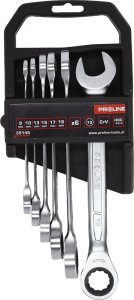 Pro-Line KLUCZE PŁASKIE Z GRZECHOTKĄ,ZESTAW 6SZT.(8-19MM),CRV,PROLINE 2
