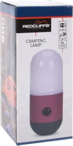 Redcliffs LATARKA LAMPA CAMPING 2W1 LED CZERWONA REDCLIFFS 3