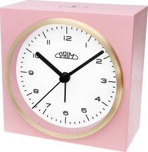 Prim Budzik Prim C01.4430.23 różowy pastelowy cichy mechanizm 10 cm . 1