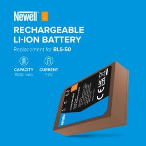 Akumulator Newell Akumulator Newell zamiennik BLS-50 USB-C do Olympus 6