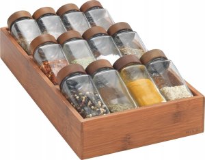 Wenko Organizer z przegródkami na przyprawy MARTI, bambus 3