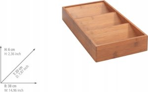 Wenko Organizer z przegródkami na przyprawy MARTI, bambus 6