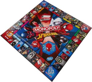 Hasbro MONOPOLY SPIDERMAN gra planszowa standard Marvel wersja czeska Hasbro 2