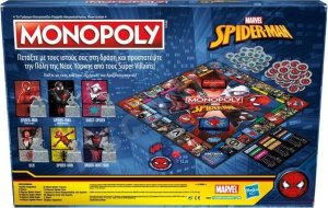 Hasbro MONOPOLY SPIDERMAN gra planszowa standard Marvel wersja czeska Hasbro 3
