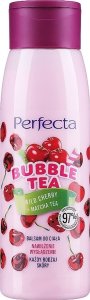 Perfecta PERFECTA_Bubble Tea balsam do ciała Wild Cherry+ Matcha Tea 100ml 1