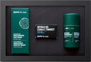 Zew for Men ZEW FOR MEN_SET Zestaw Dla Każdego nawilżający krem do twarzt 80ml + mydło do ciała i twarzy 85ml + dezodorant w sztyfcie 80ml 1