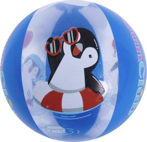 JiLong PIŁKA PLAŻOWA DMUCHANA 50CM PINGWIN MAGIC INK 53060 6