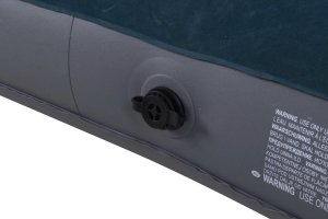 JiLong MATERAC FLOKOWANY 2-OSOBOWY Z WBUDOWANĄ POMPKĄ NOŻNĄ 191x137x22CM 24131 3