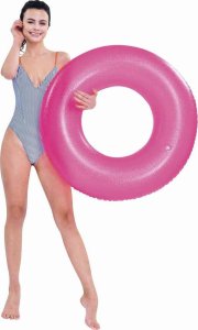 JiLong Kółko do pływania mozaika 90cm 37605 - różowy 2