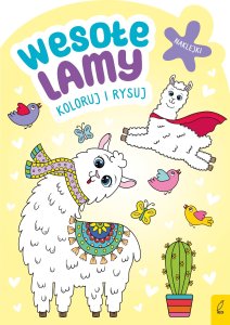Foksal Koloruj i rysuj Wesołe lamy 95001 2