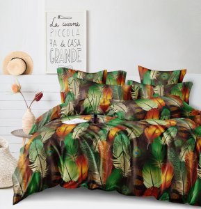 estilex Pościel Satynowa 160X200 Pawie Pióra 20190 2