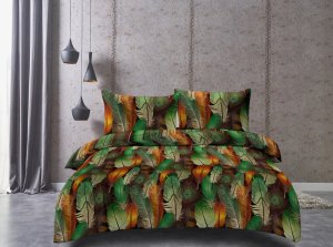 estilex Pościel Satynowa 160X200 Pawie Pióra 20190 3