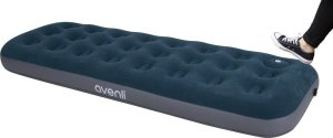 JiLong Materac dmuchany flokowany 1-osobowy z wbudowaną pompką nożną 191x73x22cm (24130) 8
