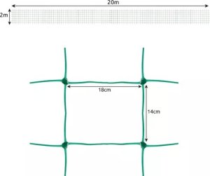 Gardlov Siatka - podpora do roślin 2x20m Gardlov 23980 7