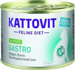 Kattovit Kattovit Gastro Mokra Karma dla Kota Indyk 185g 1