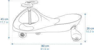 Meteor Jeździk grawitacyjny Meteor Swingo granatowy Uniwersalny 7
