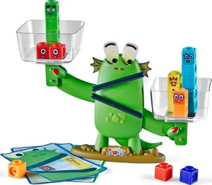 Learning Resources Klocki, Kostki Matematyczne, Waga, Zestaw Blockzee, 76 el. Numberblocks 2
