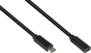 Kabel USB Good Connections USB-C - USB-C 1 m Czarny (2831-CV010S) 2